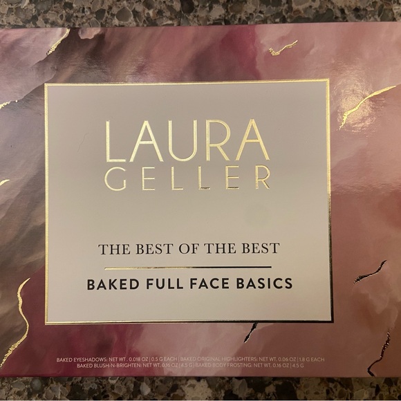 Laura Geller Makeup Guide with Pink and Gold Accents - Picture 1 of 4